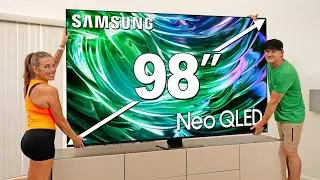 Massive 98" Samsung QN90D Mini-LED TV