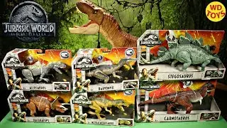 New Jurassic World Metriacanthosaurus Roarivores Unboxing T-Rex Vs Fallen Kingdom Mattel  Vs Hasbro