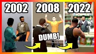 Evolution of STORE ROBBERIES LOGIC in GTA Games (2002-2022)