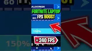 How To Get 240 FPS in Fortnite Laptop!