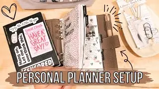 Personal Planner Setup | Minimal Planner Setup