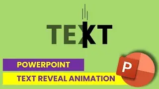 AMAZING Text Reveal Animation in PowerPoint