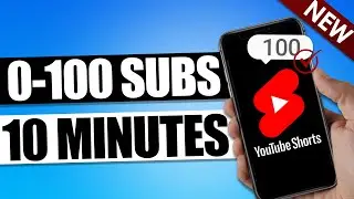 Small Channels.. DO THIS To Get 100 Subscribers on YouTube in 10 Minutes (2024 Update)