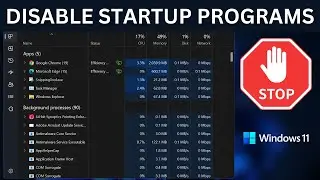 How to Disable Startup Programs in Windows 11 | Speed Up Your PC!