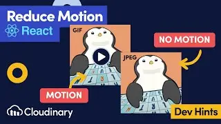 Reduce Motion of Images in React - Dev Hints