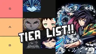 CHARACTER TIER LIST!!! (UPDATED) |Demon Slayer The Hinokami Chronicles|