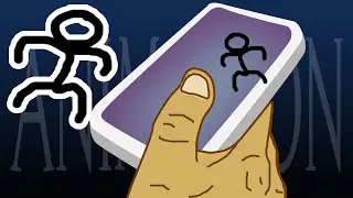 How to animate on Mobile Phone | Stick Figure Animation | FlipaClip