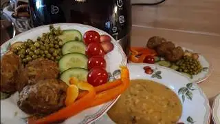 Гороховая каша в мультиварке за 1 час и вкусные котлеты в мультиварке