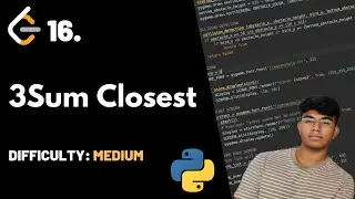 3Sum Closest | LeetCode 16 | Theory + Python