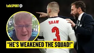 Adrian Durham CALLS OUT Southgate For Bringing An Injured Luke Shaw DESPITE Having Ben Chilwell! 👀😡