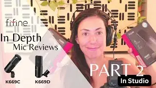 Beginner Microphone Review (FIFINE  K669C Condenser & K669D Dynamic) In Studio | Part 2