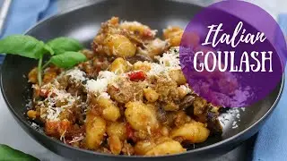 Gnocchi and Italian Sausage Goulash | Quick and Easy Comfort Food | Gnocchi Dish with Meat