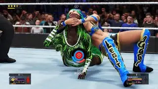 WWE 2K20 Gameplay - Naomi vs. Sasha Banks