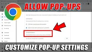 How to allow pop ups on Google Chrome?