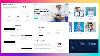 Make a Stunning Responsive Website Using HTML/CSS/BOOTSTRAP - Medical Website