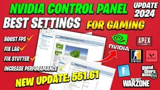 Nvidia Control Panel Latest Update 551.61 | Best Nvidia 551.61 Settings & Optimizations For Gaming
