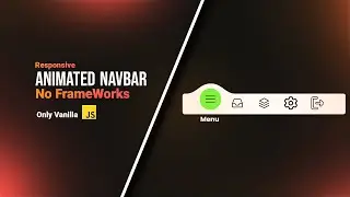 Animated NavBar || Navigation with JS || CROKEN