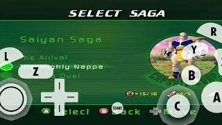 Dragon ball Z Sagas gameplay video on dolphin emulator Chapter 1 [The Mighty Nappa]