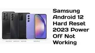 Samsung A20 A20s A21s Hard Reset Frp Bypass Android 12 Without Pc 2023