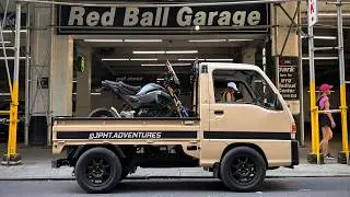 Cannonball Run with a Kei Truck & Honda Grom! what could go wrong...