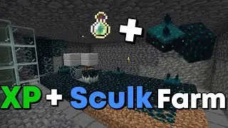 Minecraft 1.20 AFK XP and Sculk Farm