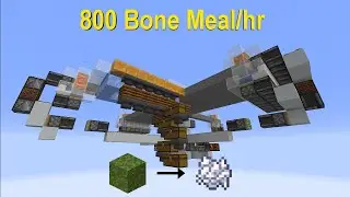 Minecraft 1.17 21w05b+ Moss Block Bone Meal Farm - Java Edition