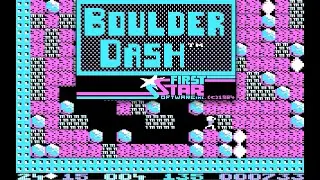 Boulder Dash by Data East / First Star Software, 1984 - PC / DOS / Atari / C64 / Apple - puzzle game