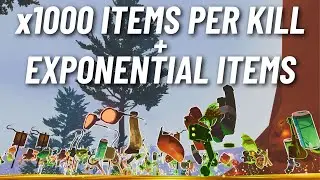 One Item Per Kill + x1000 Items + Exponential Items = CHAOS