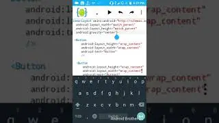 Basic Android AIDE Tutorial #3 ।। Button and Toast Message।। Add Button and Toast Message into app