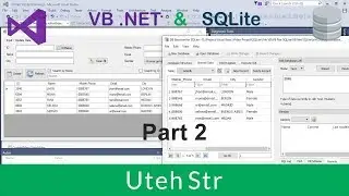 Visual Basic .NET | VB .NET with SQLite Database | CRUD | Part 2