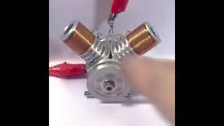 V2 Electromagnetic Reciprocating Piston Engine