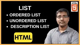 LIST IN HTML | ORDERED LIST | UNORDERED LIST | DESCRIPTION LIST | ATTRIBUTES | EXAMPLES