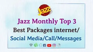 Jazz Monthly Best Packages 2021 | Social Media Pkgs | Call/Sms Offer 30 Days | What Information