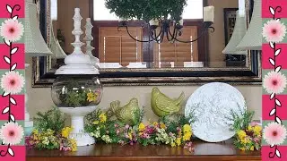 🌷 EARLY SPRING DECORATING - SPRING DECORATE WITH ME - SPRING DINING ROOM DECOR