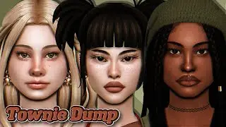 Townies Dump #1 + CC Folder | Sims 4 Create a Sim