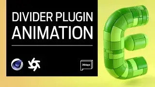 Cinema 4D - Divider Plugin Letter Animation Tutorial (36 Days of Type)