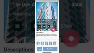 Home Rent app design with Flutter and provider