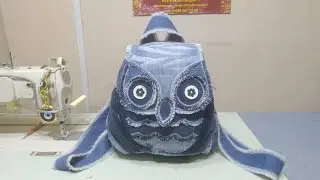 DIY Bag Jeans Fantasy Как сделать рюкзак из джинсов своими руками полный МК Джинсовая Фантазия