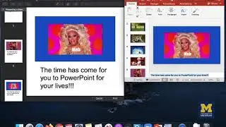 PowerPoint with Zoom in Mac