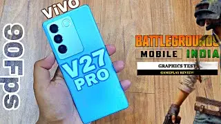 Vivo V27 Pro BGMI (PUBG) Graphics Test & GamePlay Review⚡DM8200 Gaming Test🔥🤯