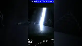 Falcon 9 First Stage Entry Burn - Starlink 8-9 - July 3, 2024