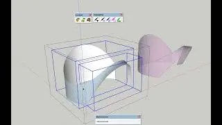 Modeling a ribbon structure in SketchUp (v2)