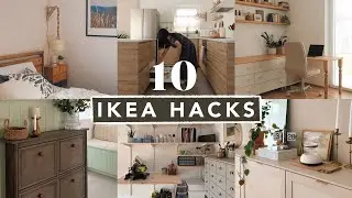 TOP 10 IKEA HACKS | easy, functional & aesthetic (full tutorials)