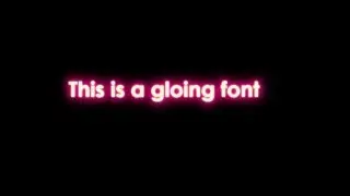 CSS Glowing Text Shadow Effect