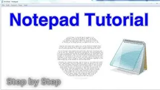 How to Use Notepad |Notepad Tutorials| A to Z Concepts