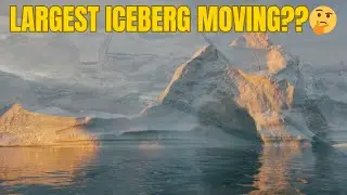 World's Largest Iceberg is Moving After 37 Years #iceberg #antartic #antartica