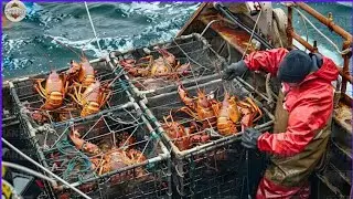 Australian Fishermen Catch Millions of Lobsters and Crabs This Way | Lobster Trap Fishing