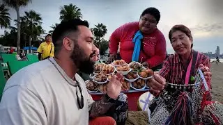 Saying YES to Every Street Vendor in Pattaya, Thailand 🇹🇭 (Pattaya Beach)