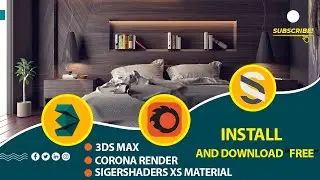 install Corona Renderer  3DS MAX 2020+ Material