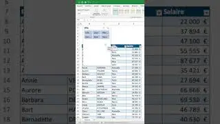 Comment ajouter des segments à un tableau pour filtrer rapidement tes données dans Excel ?